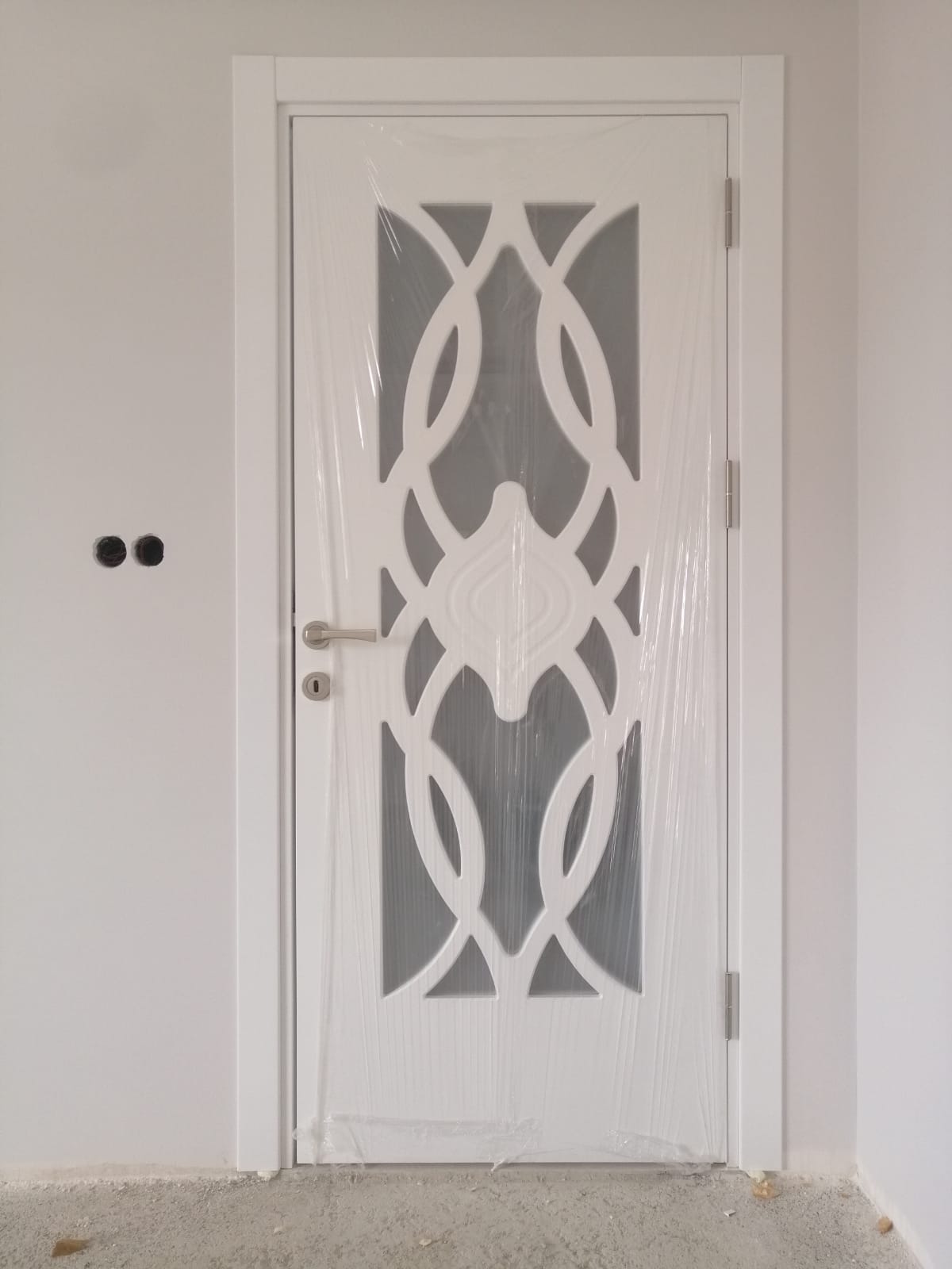 Camlı Amerikan Panel İç Oda Kapısı – Beyaz