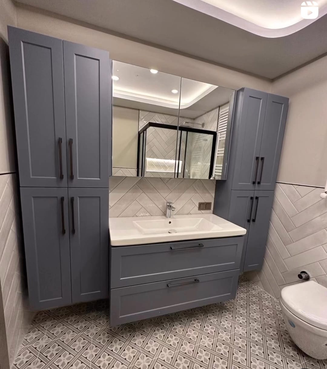 Minimalist Modern Banyo Tasarım - RSH - Rüzgar İnşaat Mobilya | RSH ...
